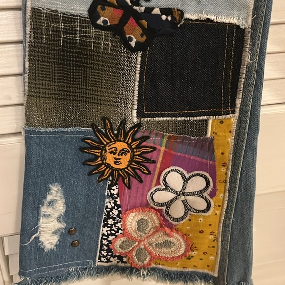 BDG patch denim flare jeans - Size 27 - Picture 7 of 12